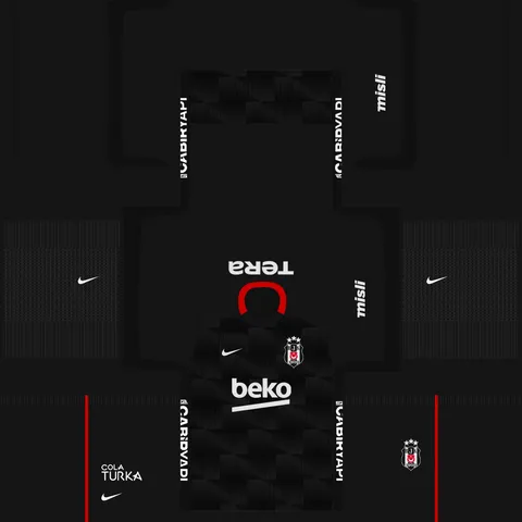 Equipación Tercera 3D del Besiktas