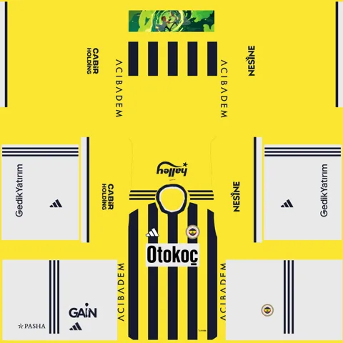 Fenerbahçe İç Saha 3D forması