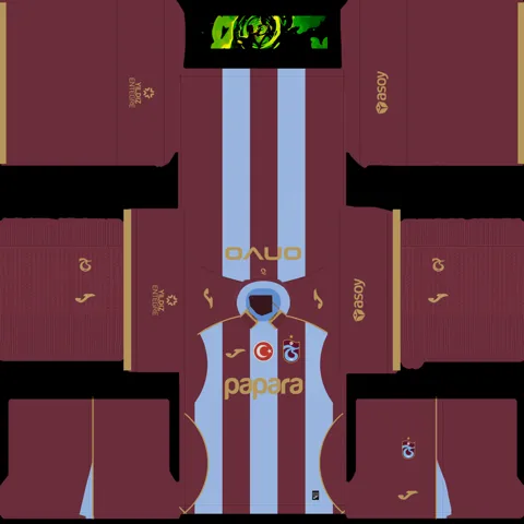 Trabzonspor İç Saha 3D forması