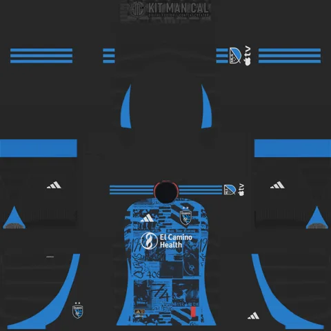 San Jose Earthquakes Home 3D kit