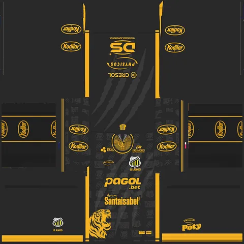 Uniforme Terceiro 3D do Grêmio Novorizontino