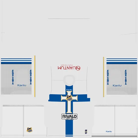 Uniforme Principal 3D do Água Santa