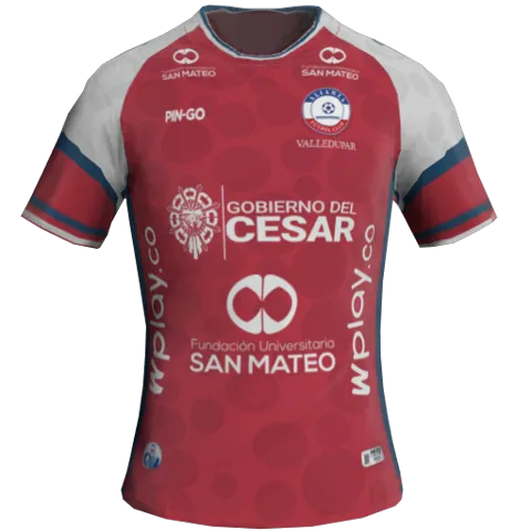 Alianza Valledupar F.C. Üçüncü 2D forması