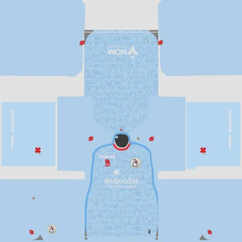 Sparta Rotterdam Away 3D kit