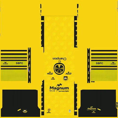 Uniforme Principal 3D do São Bernardo