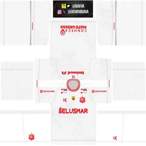 União Rondonópolis Away 3D kit