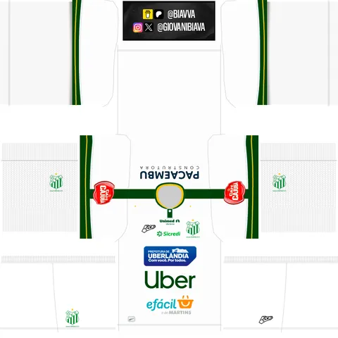 Maillot Extérieur 3D Uberlândia