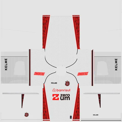 Equipación Visitante 3D del Grêmio Esportivo Brasil