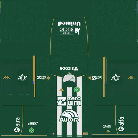 Maillot Domicile 3D Chapecoense