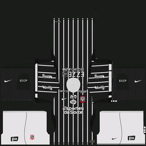Equipación Visitante 3D del Corinthians