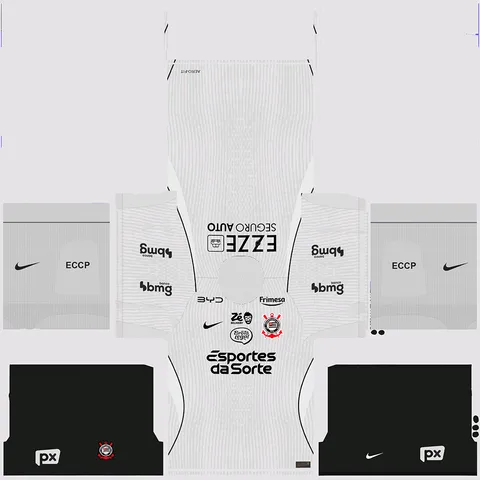 Equipación Local 3D del Corinthians