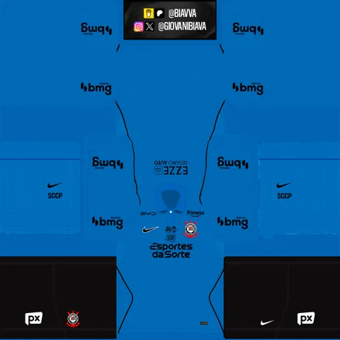 Equipación Tercera 3D del Corinthians