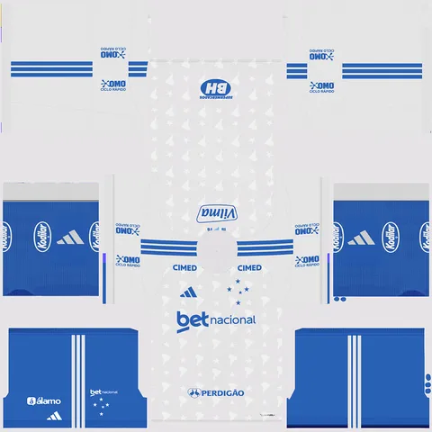 Equipación Visitante 3D del Cruzeiro