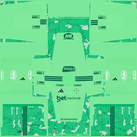 Equipación Local Portero del Cruzeiro