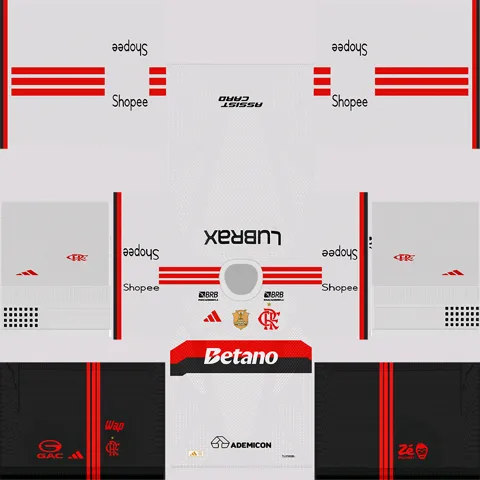 Flamengo Deplasman 3D forması