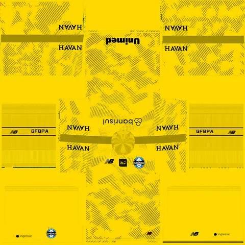 Uniforme Reserva Goleiro do Grêmio