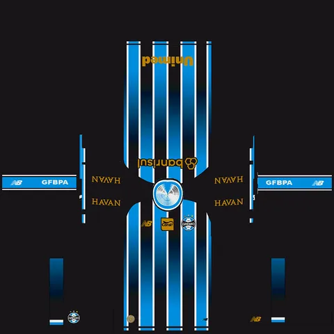 Uniforme Principal 3D do Grêmio