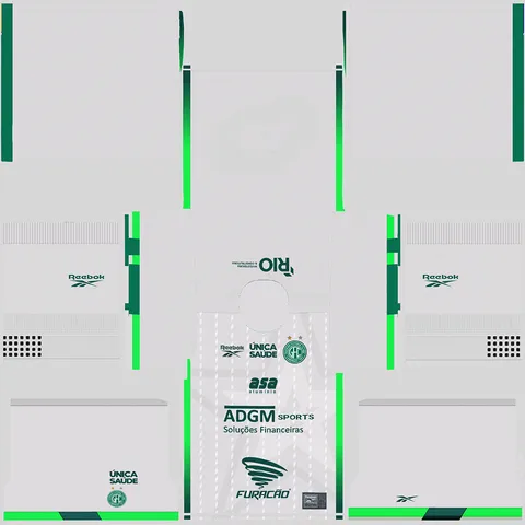 Equipación Visitante 3D del Guarani FC