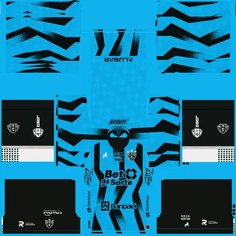 Equipación Tercera 3D del Paysandu