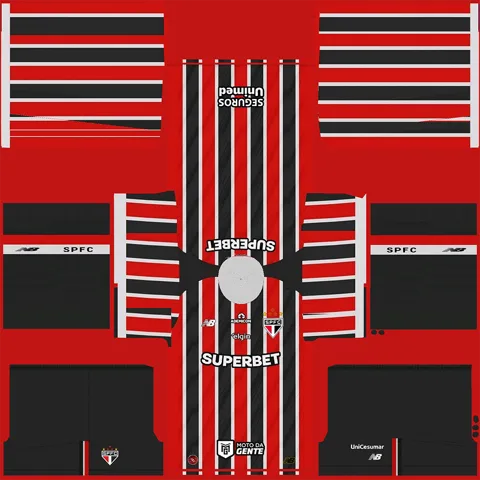 Equipación Visitante 3D del São Paulo
