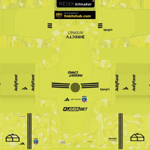 Equipación Tercera Portero del Colo-Colo