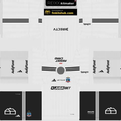 Equipación Local 3D del Colo-Colo