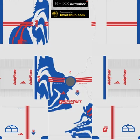 Universidad de Chile Away 3D kit