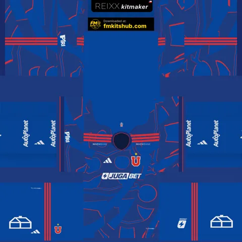 Universidad de Chile Home 3D kit