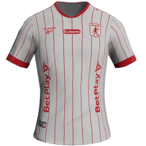 Divisa Trasferta 2D del América de Cali