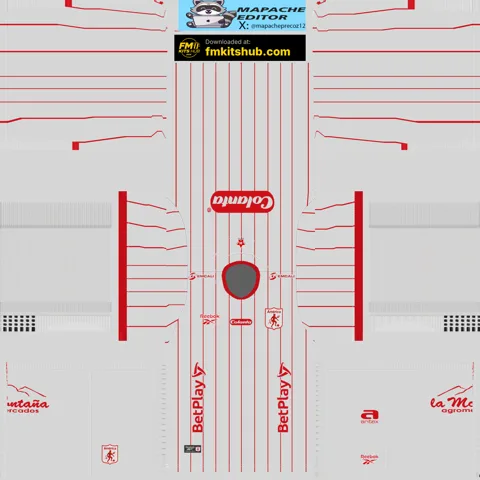 Divisa Trasferta 3D del América de Cali