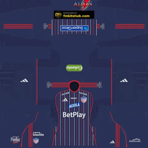 Junior FC Away 3D kit