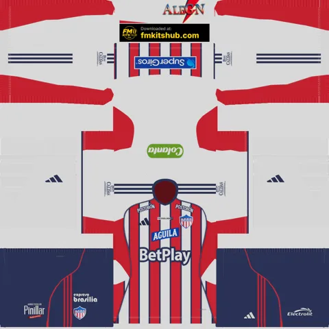 Junior FC Home 3D kit