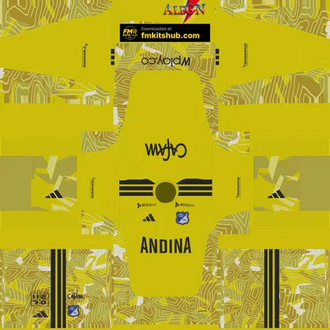 Millonarios Away GK kit