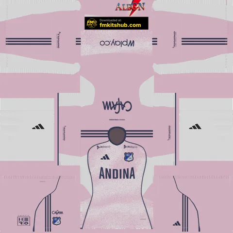Millonarios Third 3D kit
