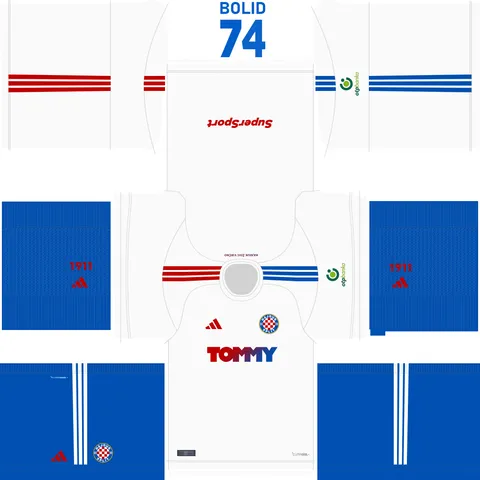 Hajduk Split Home 3D kit