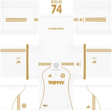 Hajduk Split Third 3D kit