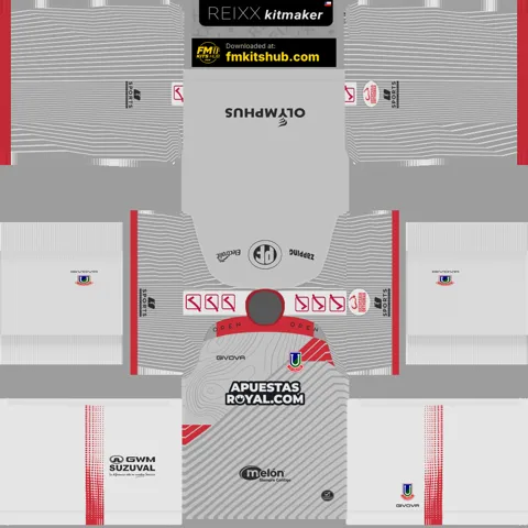 Unión La Calera Away 3D kit
