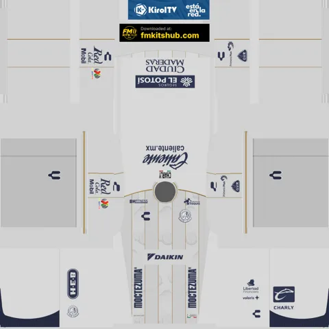 Divisa Trasferta 3D del Atlético San Luis