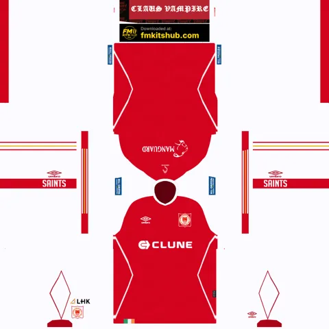 St Patrick's Athletic Home 3D kit