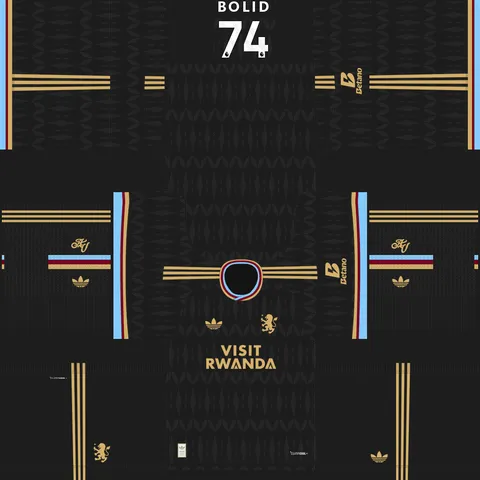 Equipación Visitante 3D del Aston Villa