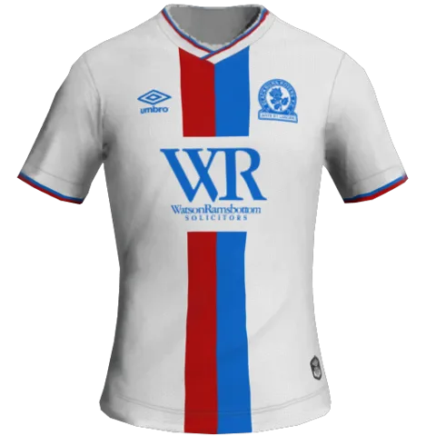 Equipación Visitante 2D del Blackburn