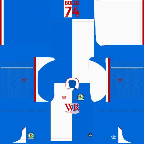 Equipación Local 3D del Blackburn