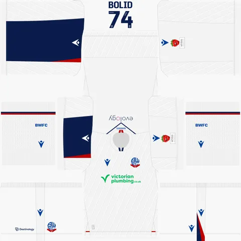 Uniforme Principal 3D do Bolton