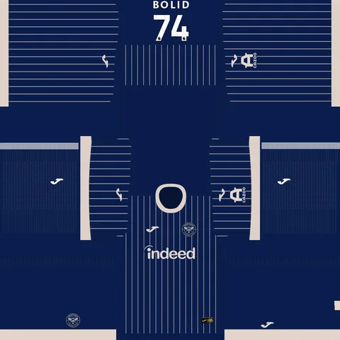 Brentford Away 3D kit