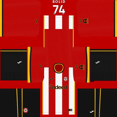 Brentford Home 3D kit