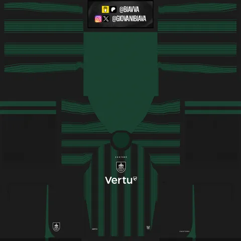 Equipación Tercera 3D del Burnley