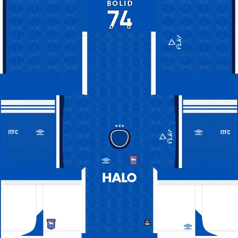 Maillot Domicile 3D Ipswich Town