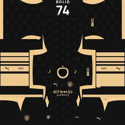 Man City Deplasman 3D forması