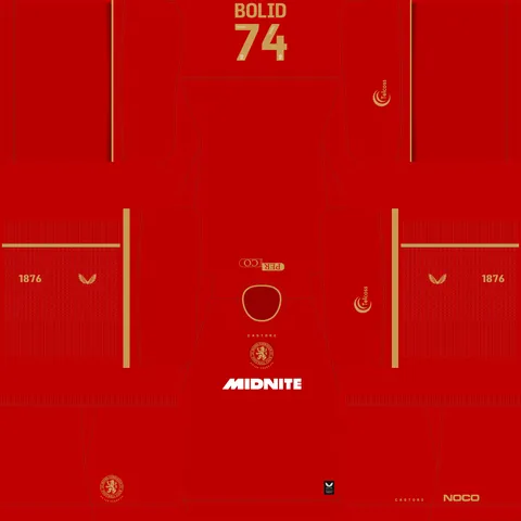 Maillot Domicile 3D Middlesbrough