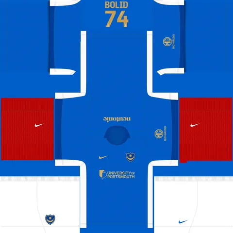 Portsmouth İç Saha 3D forması